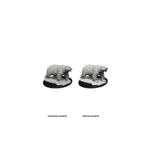 Polar Bear: WizKids Deep Cuts Unpainted Miniatures (W9) - Beanie Games
