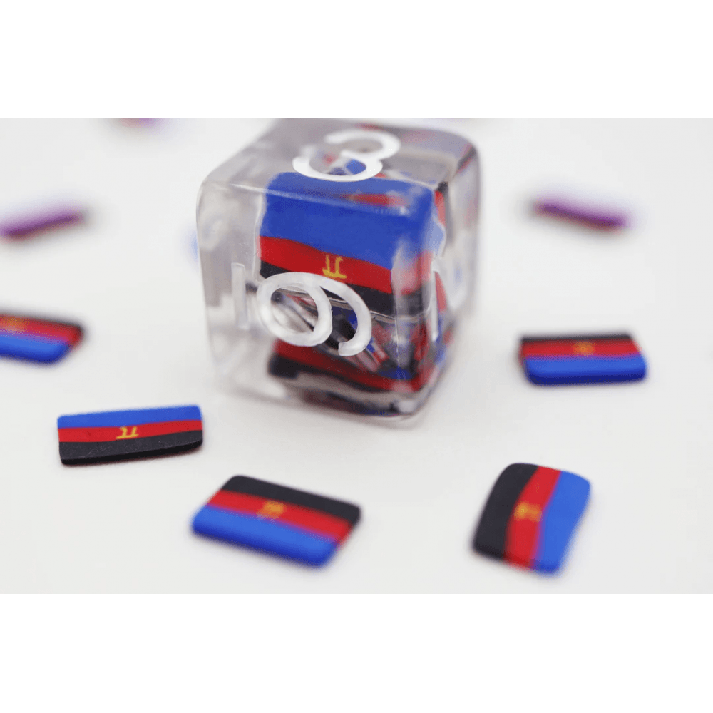Polyamorous Flag RPG Dice Set - Beanie Games
