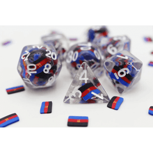Polyamorous Flag RPG Dice Set - Beanie Games