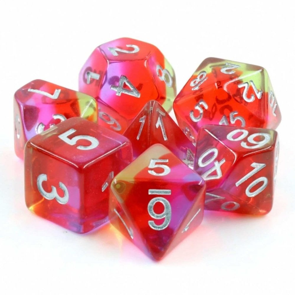 Pomegranate Blossom RPG Dice Set - Beanie Games