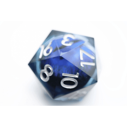 Purple Cyclops D20 - 35mm Extra Large Moving Eye - Beanie Games