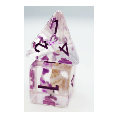 Purple Koi Fish RPG Dice Set - Beanie Games