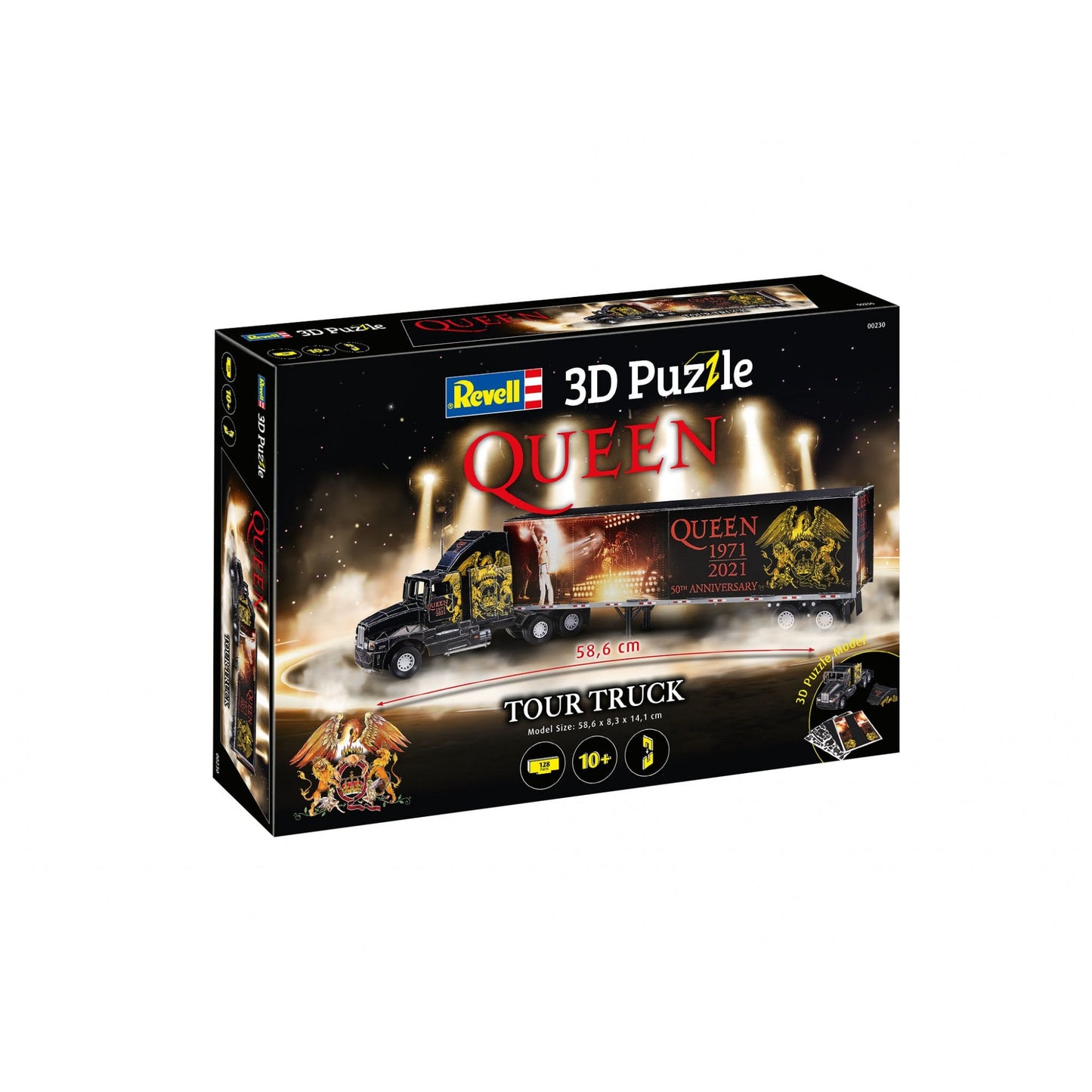 QUEEN Tour Truck - 50th Anniversary 3D Puzzle - Beanie Games