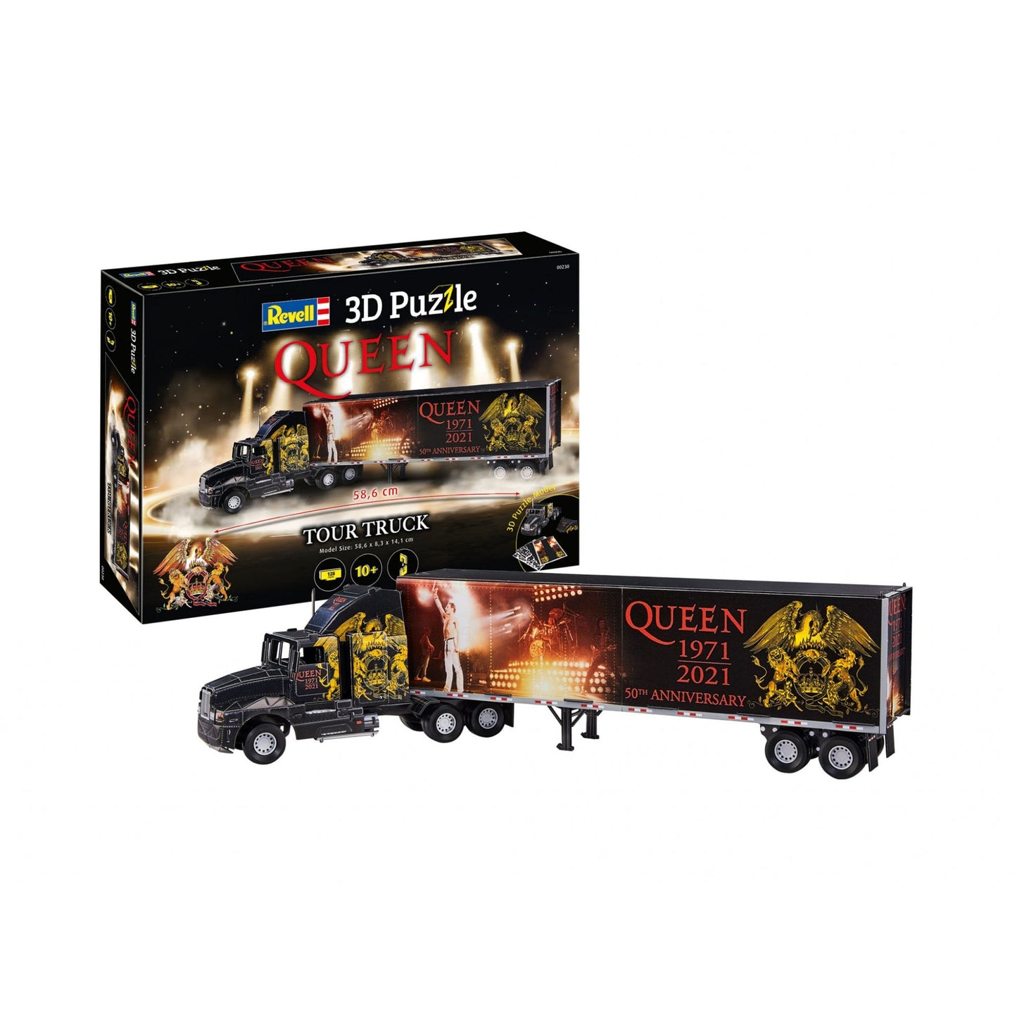 QUEEN Tour Truck - 50th Anniversary 3D Puzzle - Beanie Games