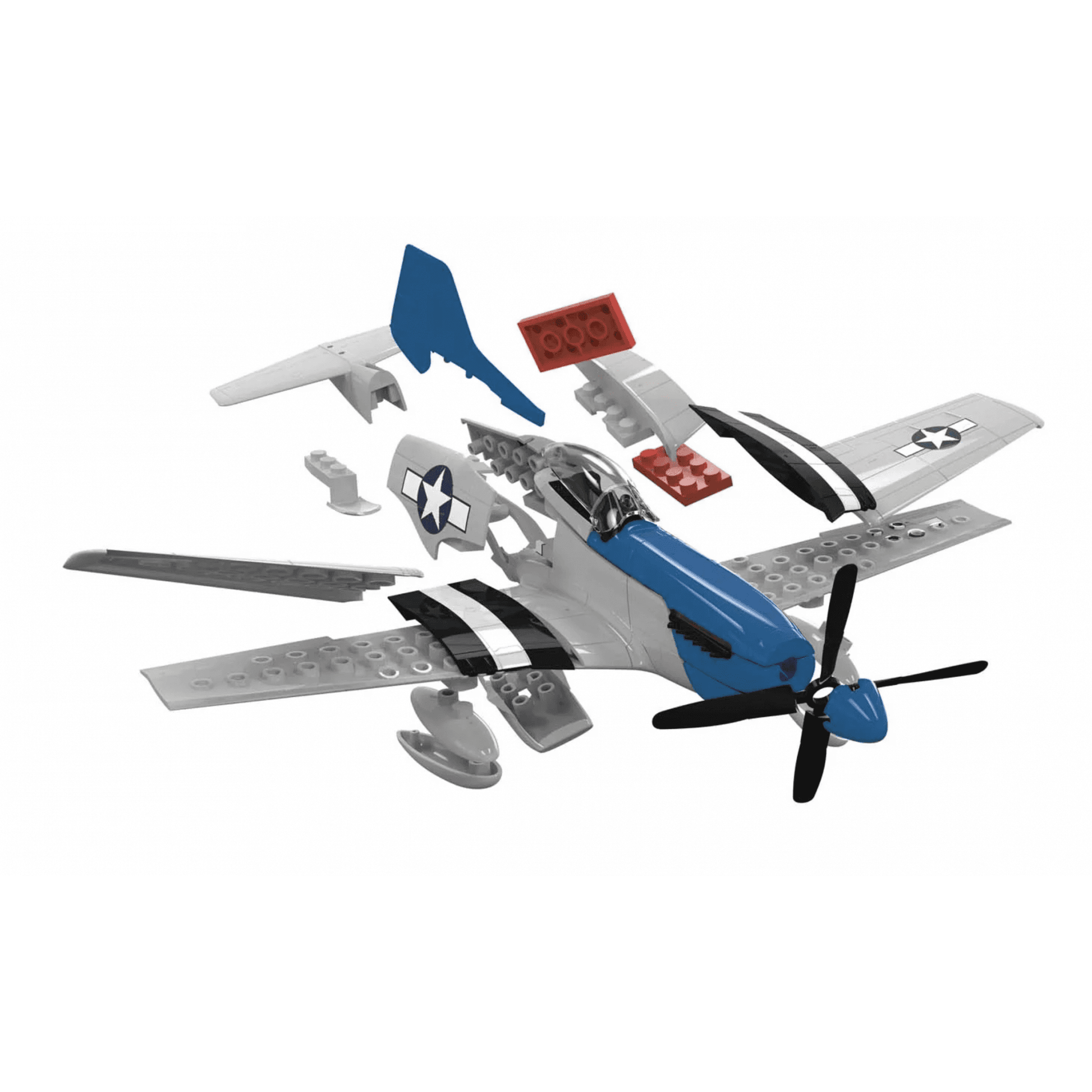 Quickbuild D - Day P - 51D Mustang - Beanie Games