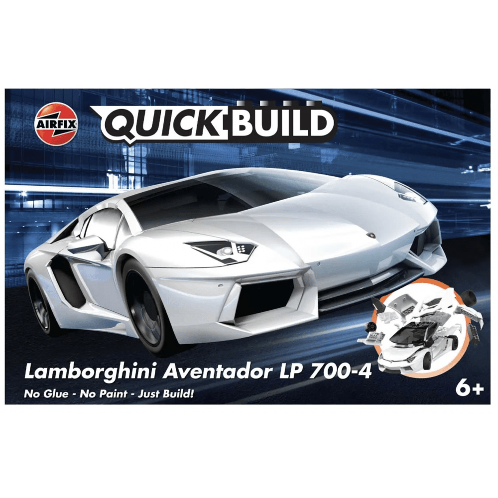 Quickbuild Lamborghini Aventador White - Beanie Games
