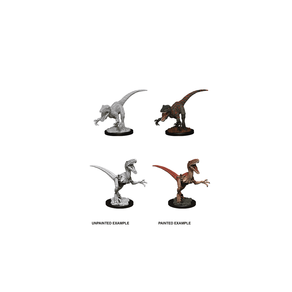 Raptors: WizKids Deep Cuts Unpainted Miniatures (W11) - Beanie Games