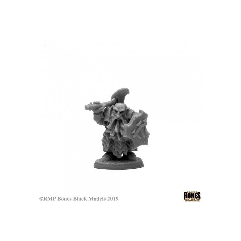 Reaper Bones Black: Dark Dwarf Cleaver - Beanie Games