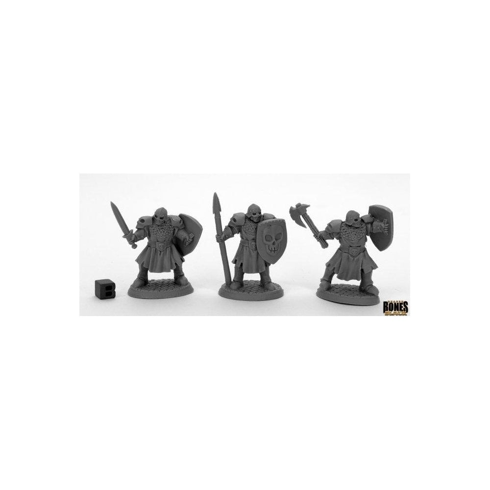 Reaper Bones Black: Maggotcrown Men At Arms (3) - Beanie Games