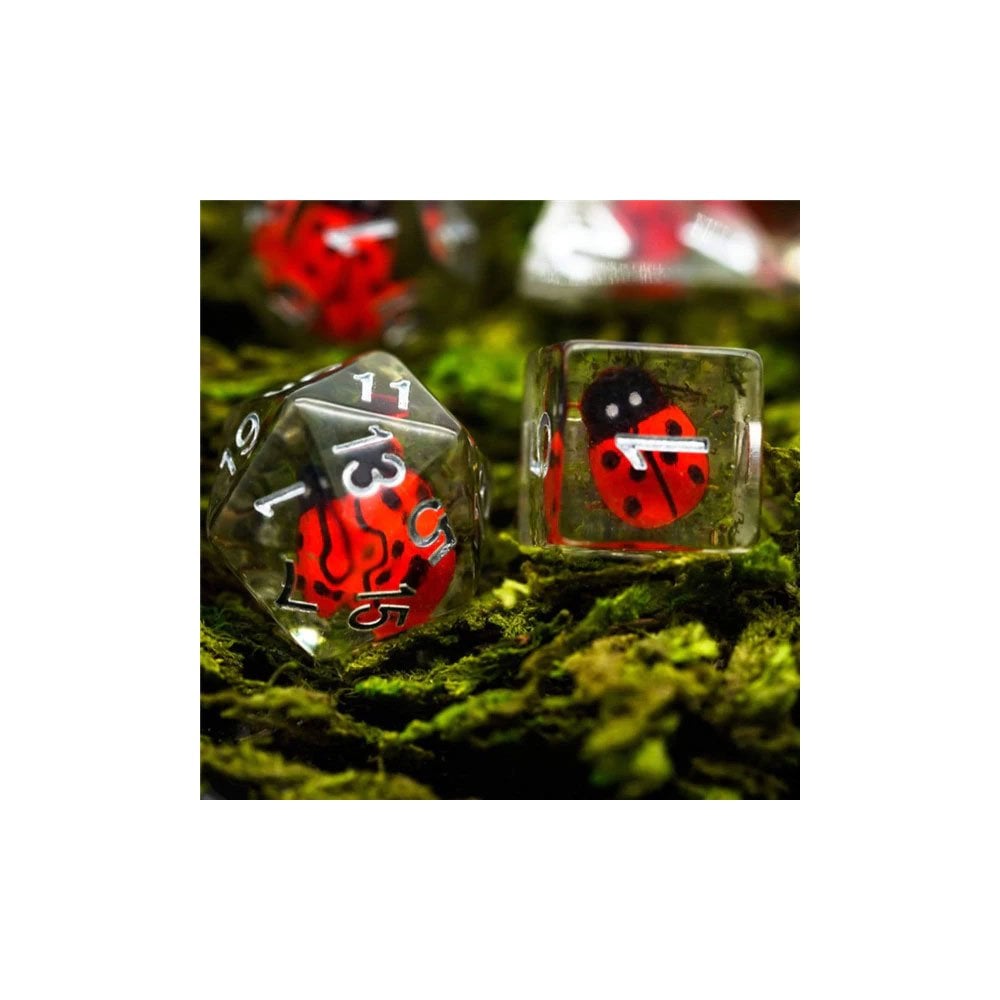 Red Ladybug RPG Dice Set - Beanie Games