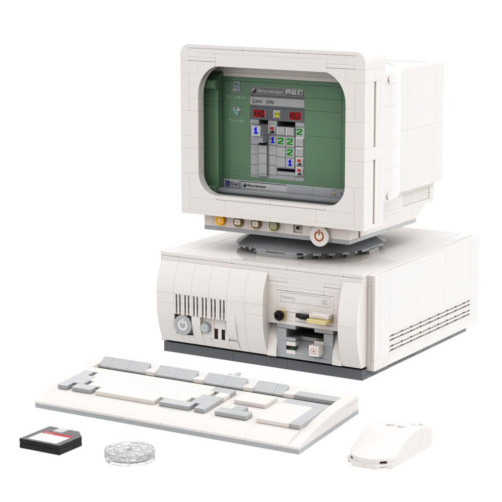 Retro 90s Desktop PC - 1634 pcs - Beanie Games