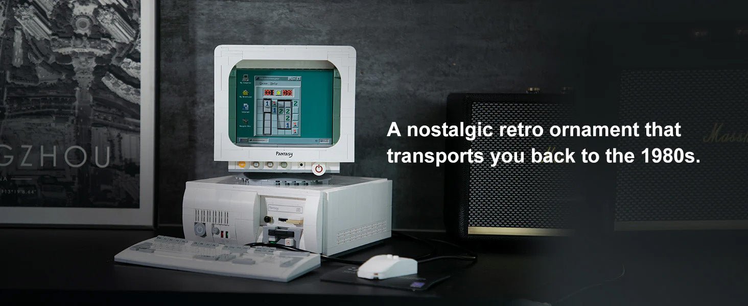 Retro 90s Desktop PC - 1634 pcs - Beanie Games