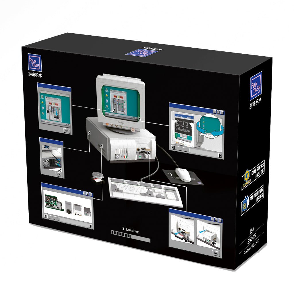 Retro 90s Desktop PC - 1634 pcs - Beanie Games