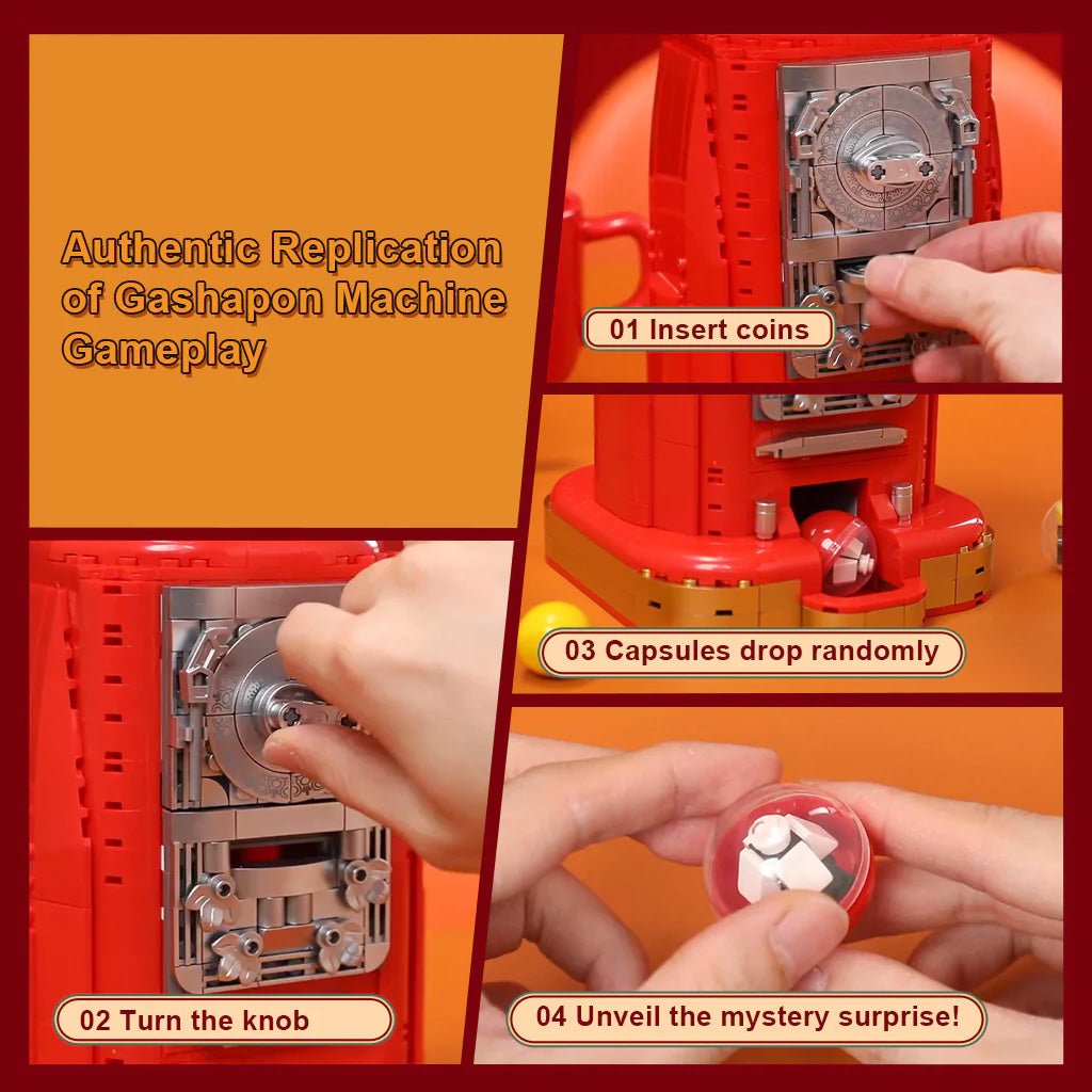 Retro Gumball Machine - 936 pcs - Beanie Games