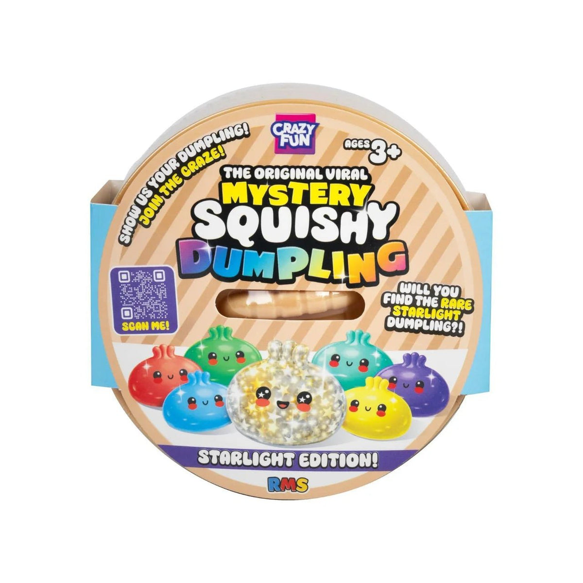 RMS Mystery Squishy Dumplings - Starlight - Beanie Games
