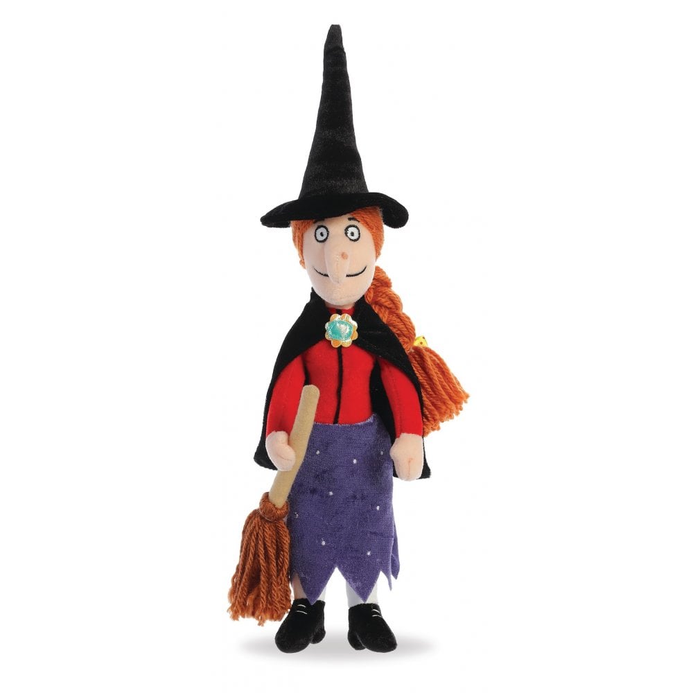 Room on the Broom - Witch w/ Broom Soft Toy - Beanie Games