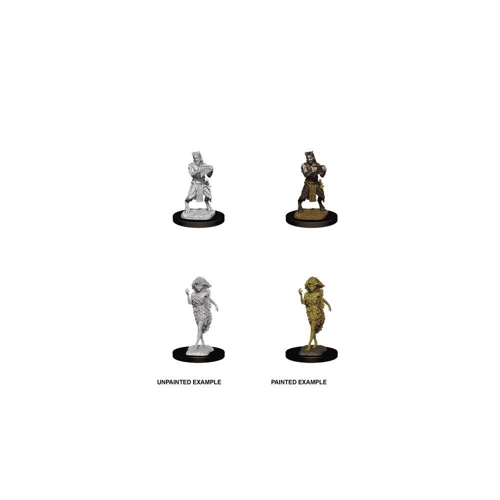 Satyr & Dryad: D&D Nolzur's Marvelous Unpainted Miniatures (W11) - Beanie Games