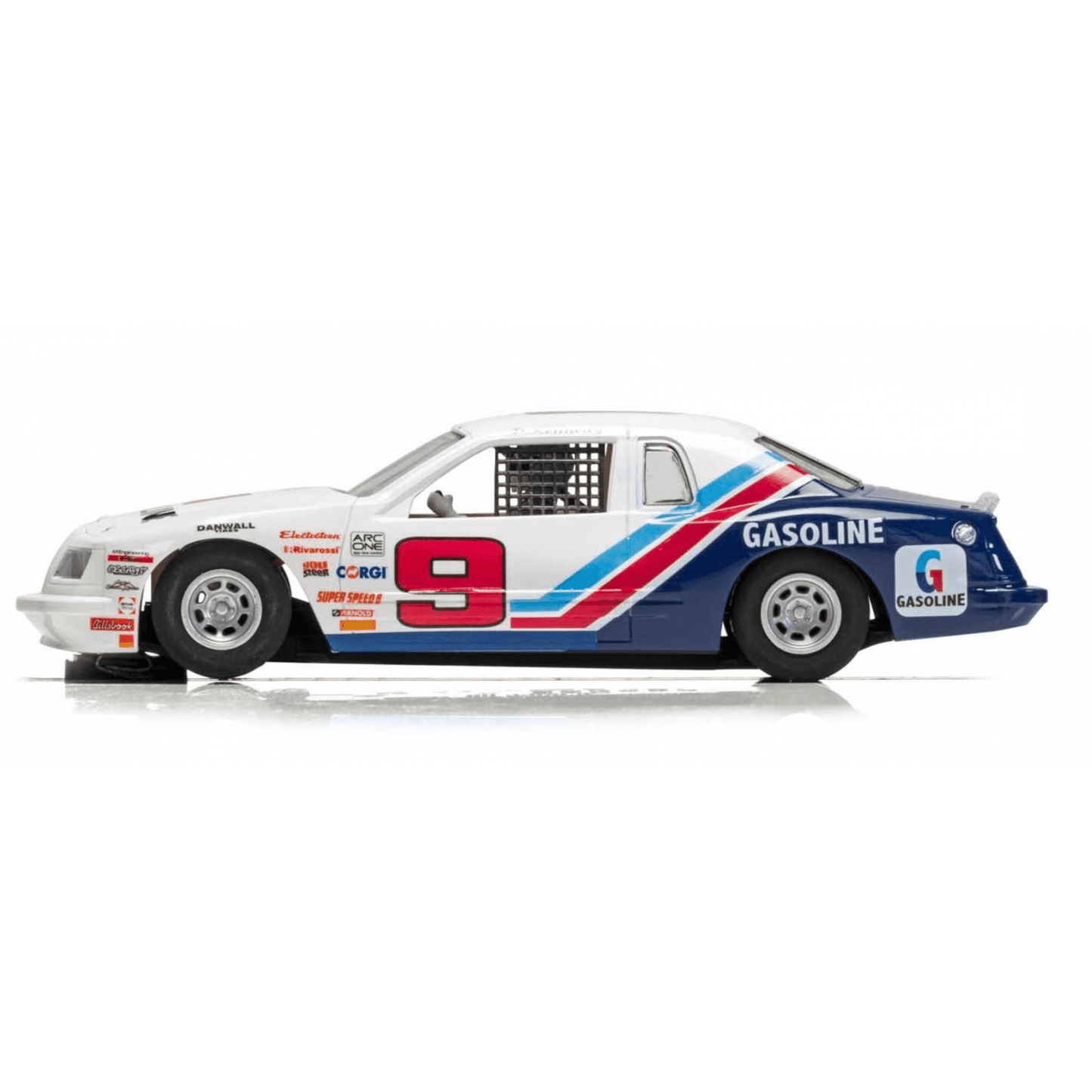 Scalextric Super Resistant Cars - Ford Thunderbird - White/Blue - Beanie Games