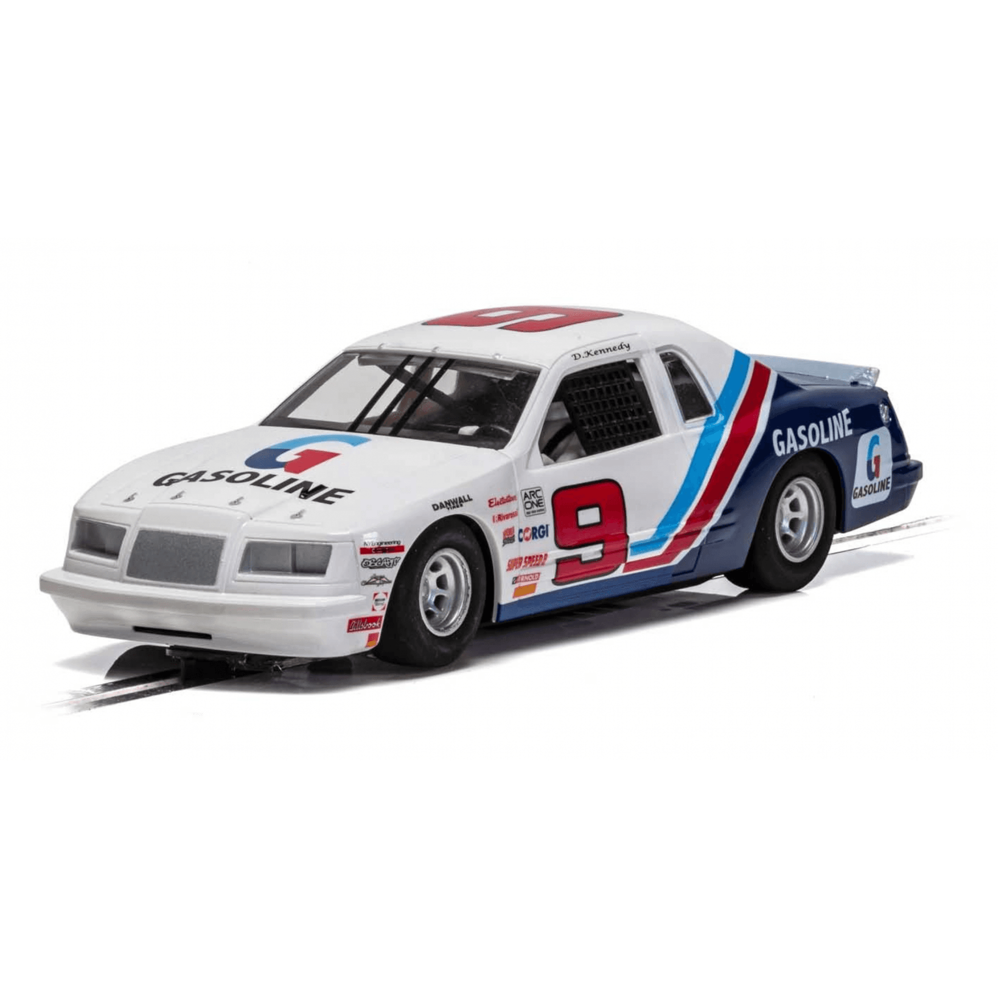 Scalextric Super Resistant Cars - Ford Thunderbird - White/Blue - Beanie Games