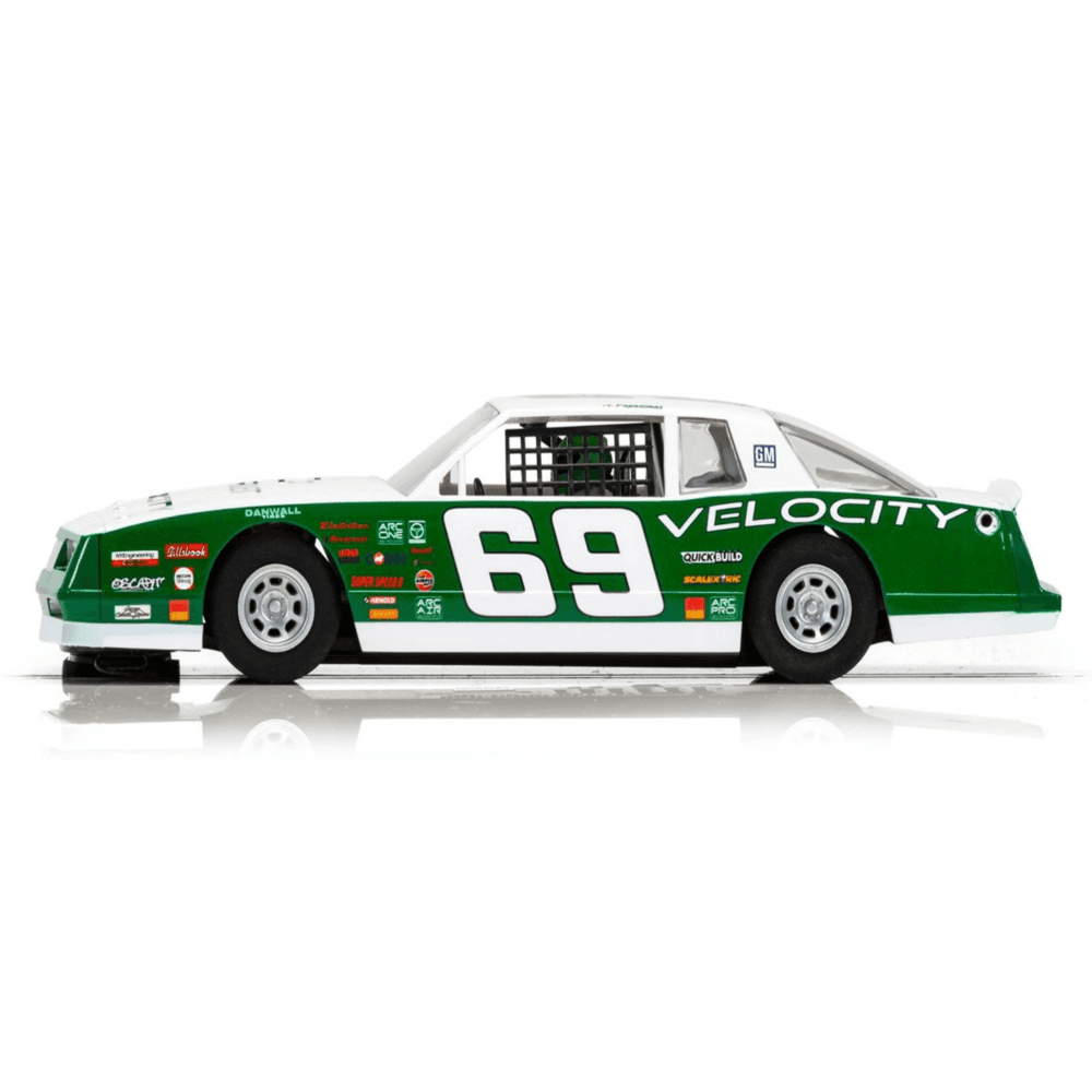 Scalextric Super Resistant Cars - Monte Carlo No.69 - Green - Beanie Games