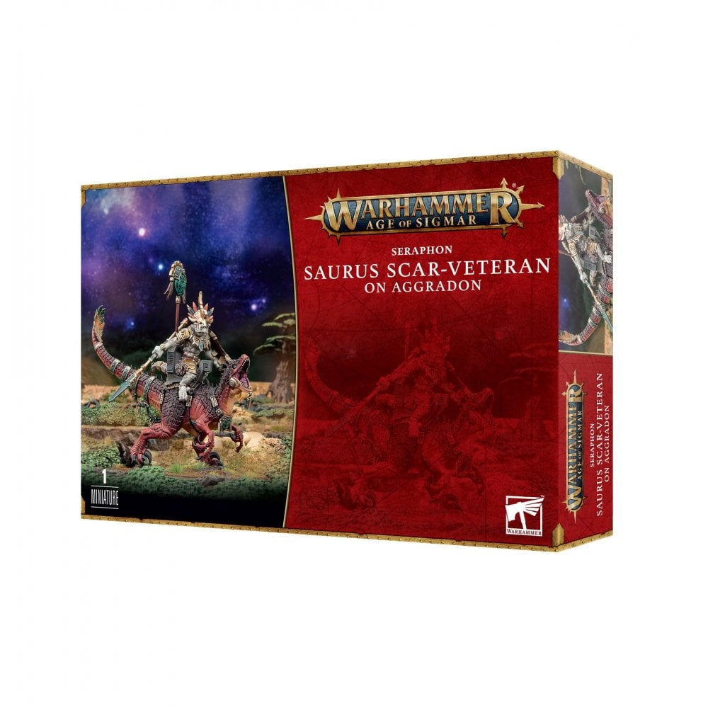 Seraphon: Saurus Scar - Veteran On Aggradon - Beanie Games