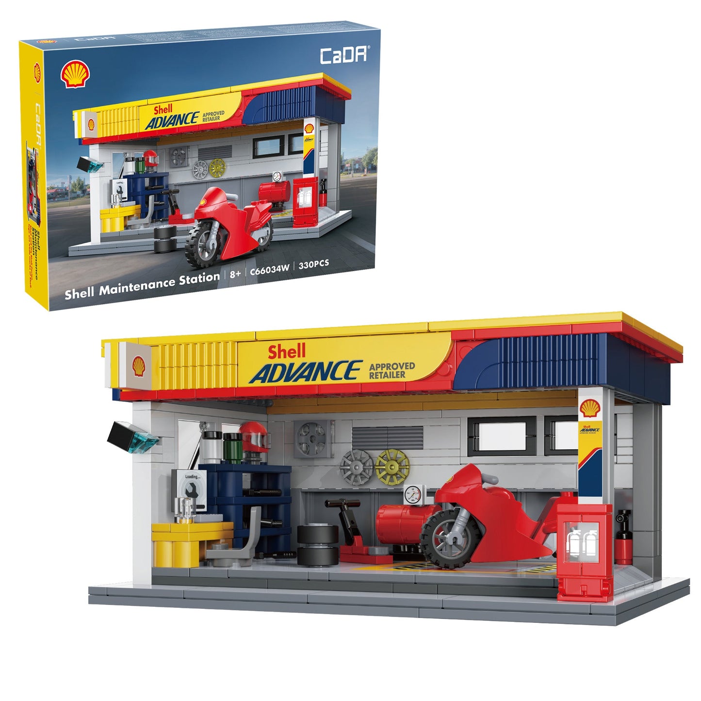 Shell Maintenance Service Station - 330 pcs - Beanie Games