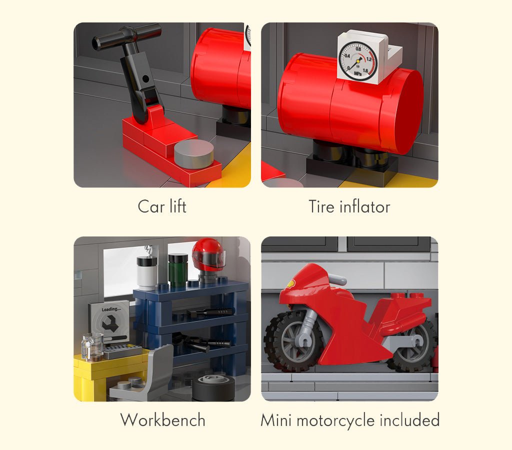Shell Maintenance Service Station - 330 pcs - Beanie Games
