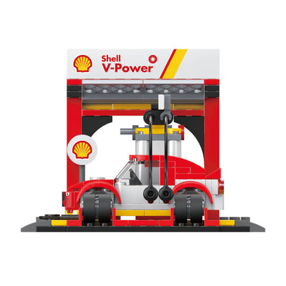 Shell Pit Stop Staging Station - 237 pcs - Beanie Games