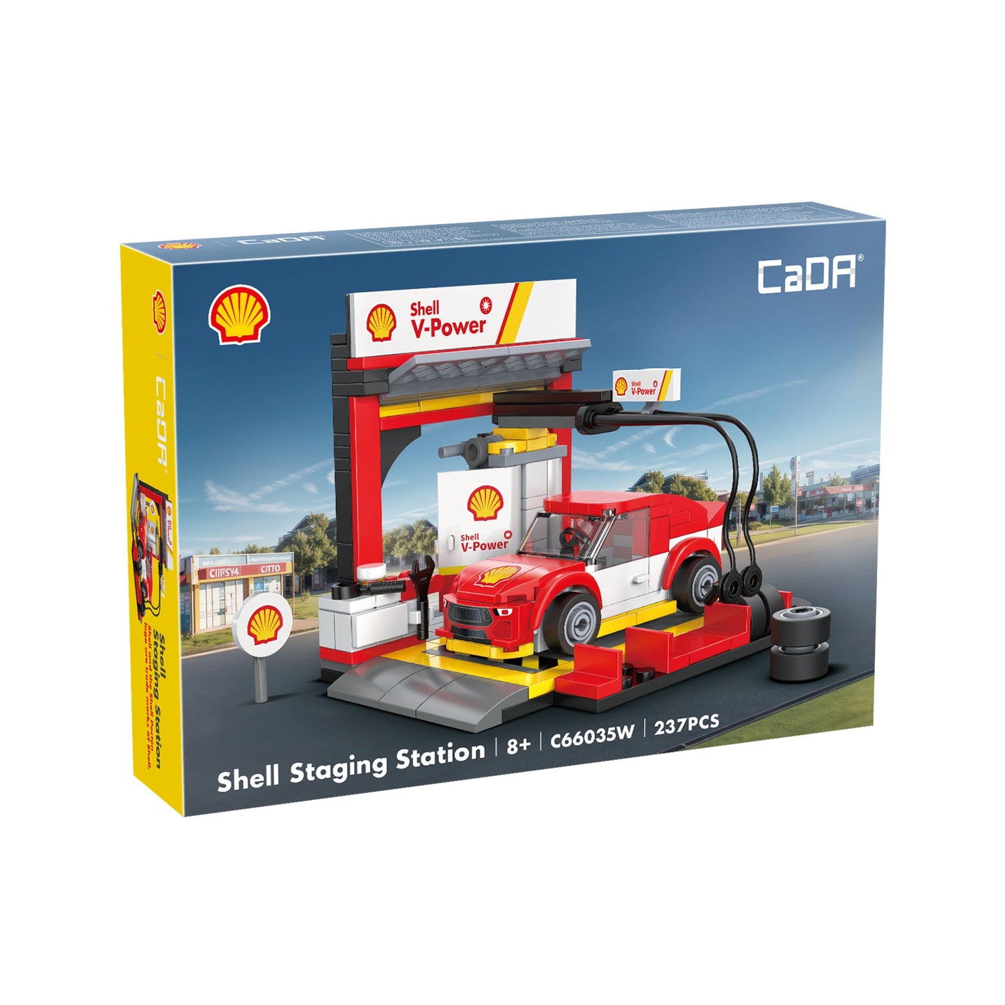 Shell Pit Stop Staging Station - 237 pcs - Beanie Games