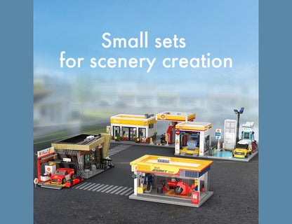 Shell Pit Stop Staging Station - 237 pcs - Beanie Games