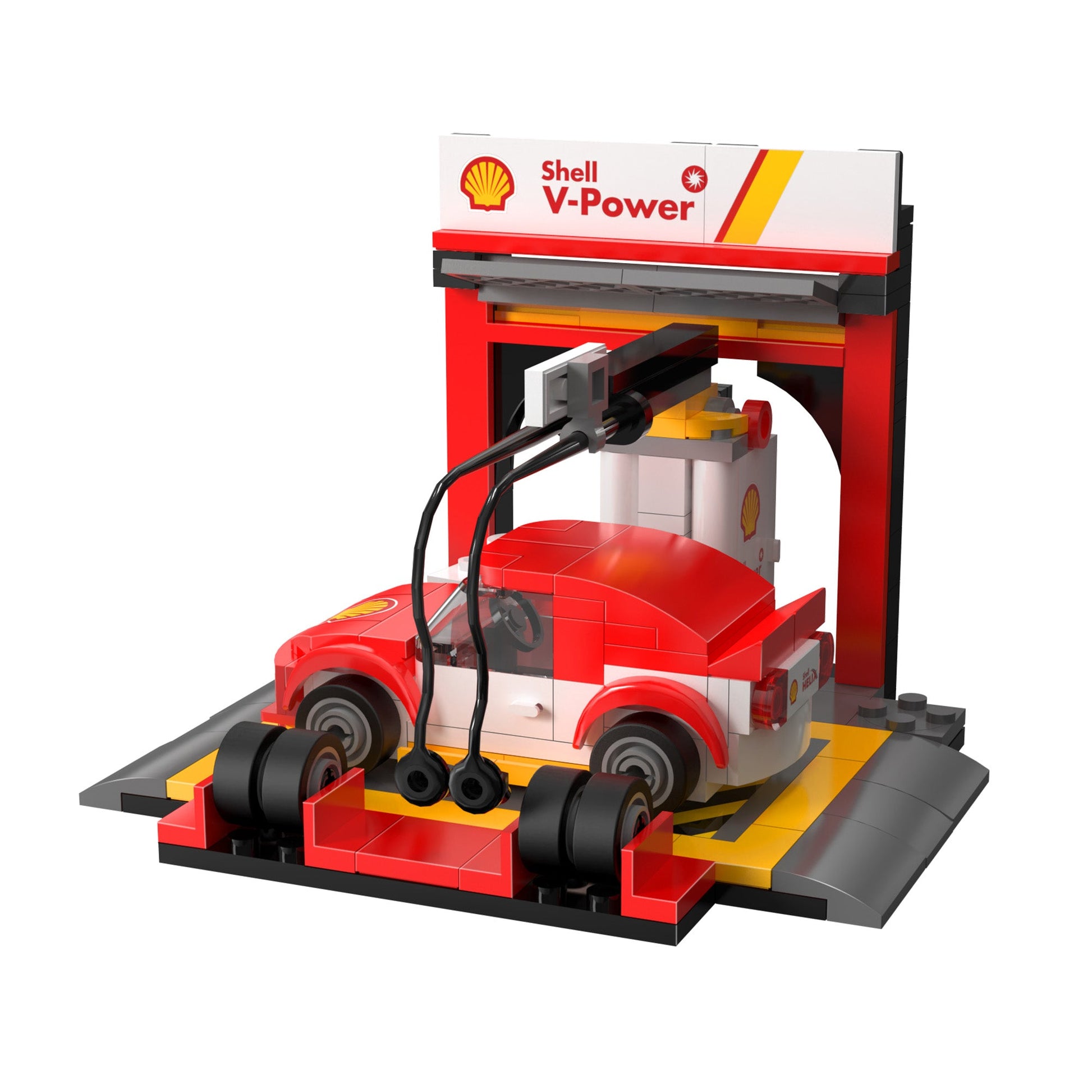 Shell Pit Stop Staging Station - 237 pcs - Beanie Games