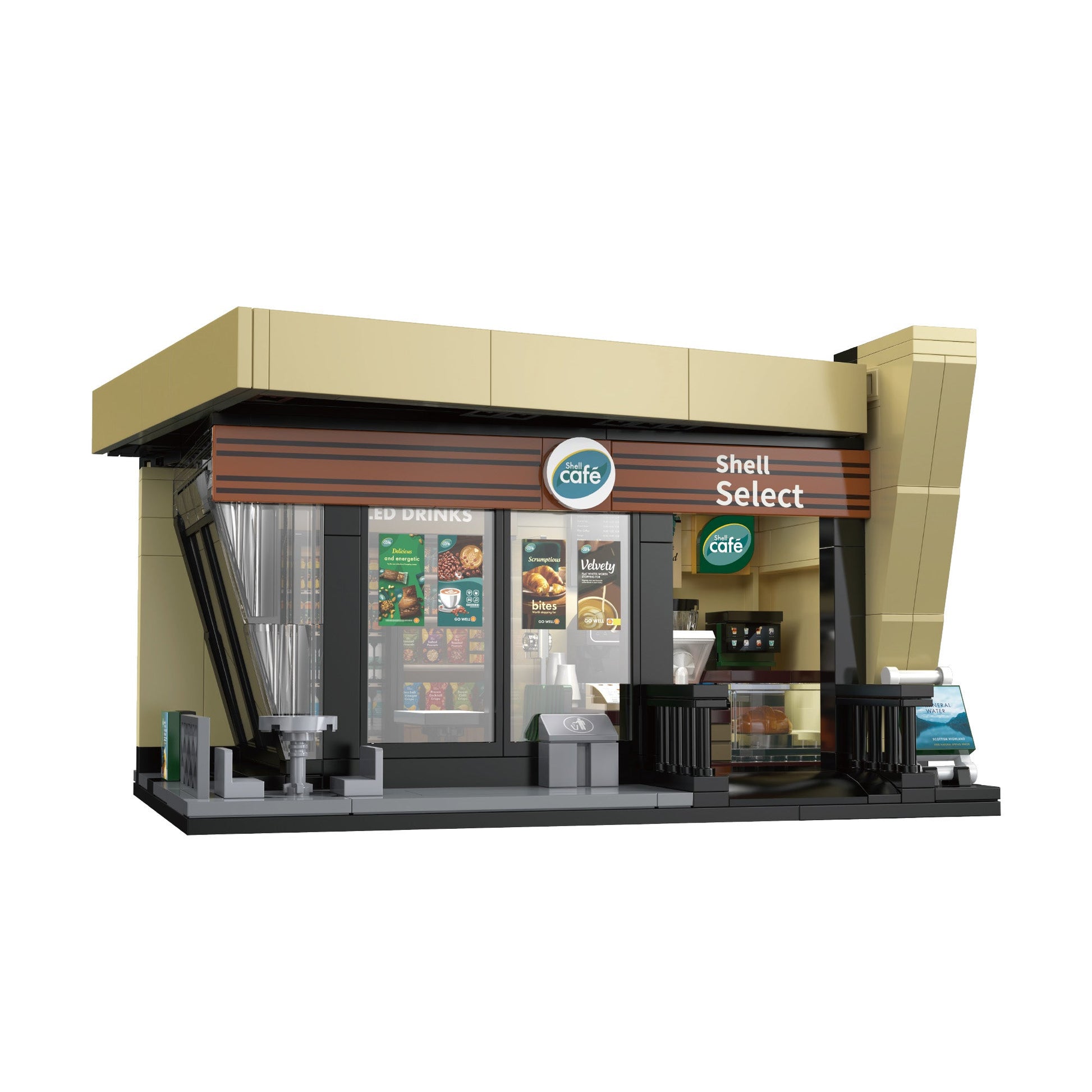 Shell Select Coffee Shop Café - 351 pcs - Beanie Games