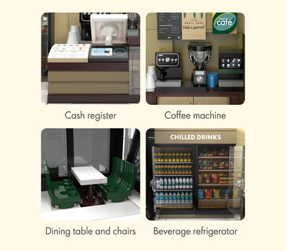 Shell Select Coffee Shop Café - 351 pcs - Beanie Games