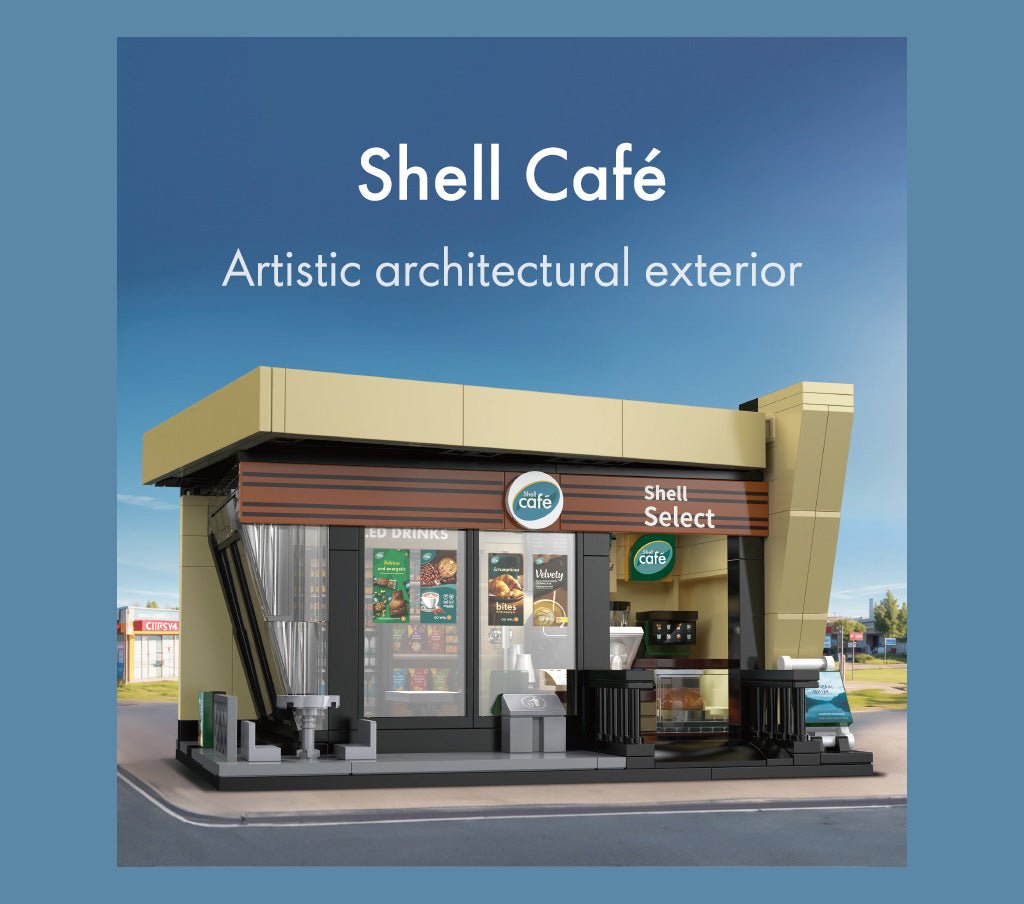 Shell Select Coffee Shop Café - 351 pcs - Beanie Games