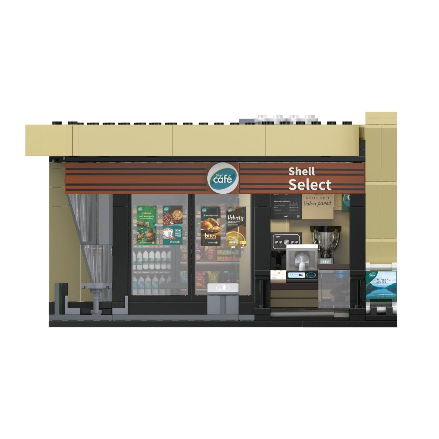 Shell Select Coffee Shop Café - 351 pcs - Beanie Games