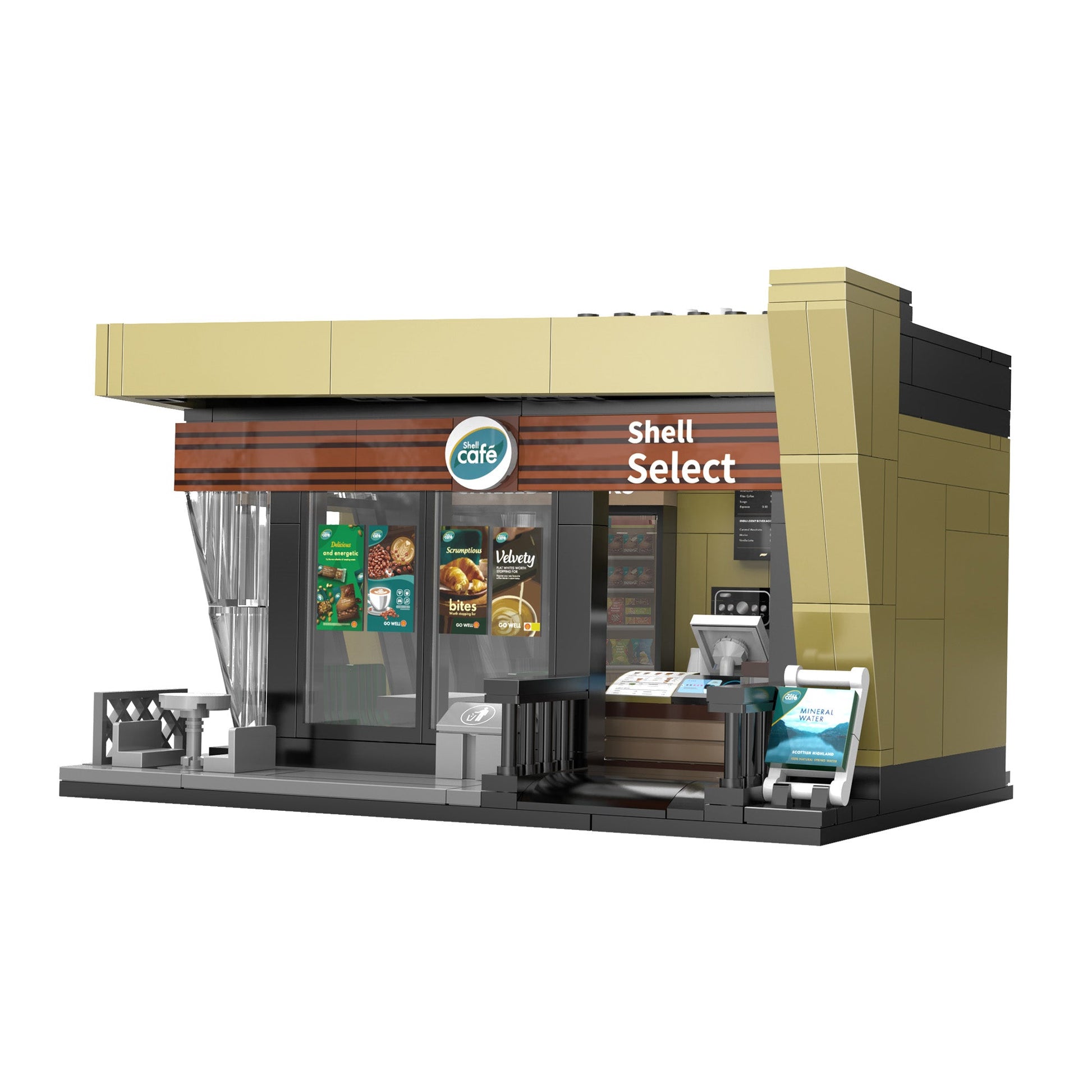 Shell Select Coffee Shop Café - 351 pcs - Beanie Games