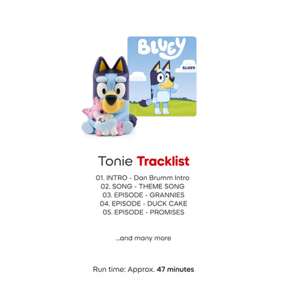 Sky Blue Toniebox 2 Play Set with Bluey Tonie, Tonieplay Game, Tonieplay Controller - Beanie Games