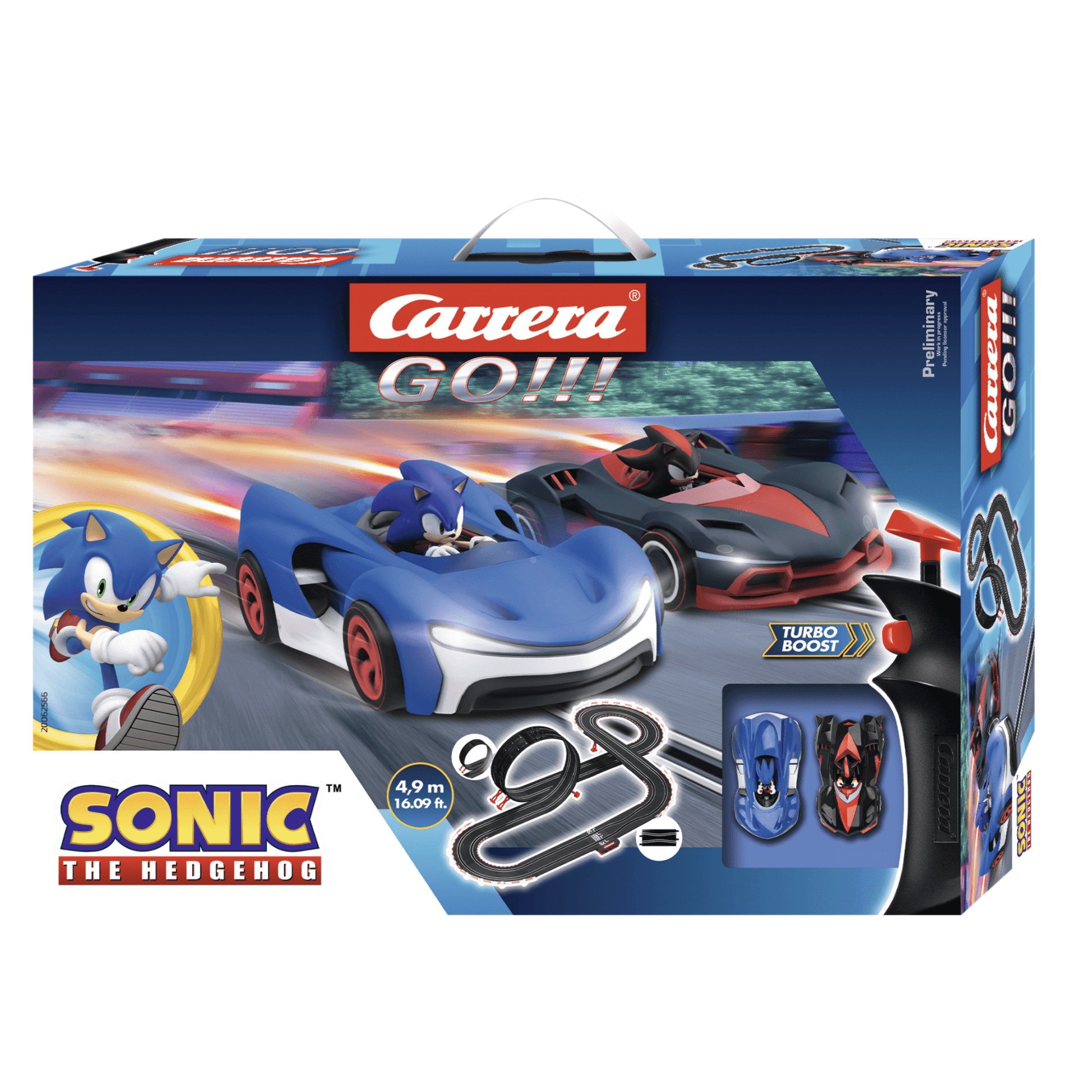 Sonic The Hedgehog Go!!! (Mains Operated) - Beanie Games