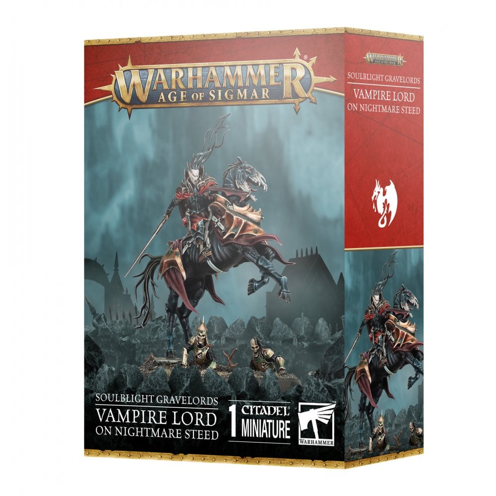 Soulblight Gravelords: Vampire Lord On Nightmare Steed - Beanie Games