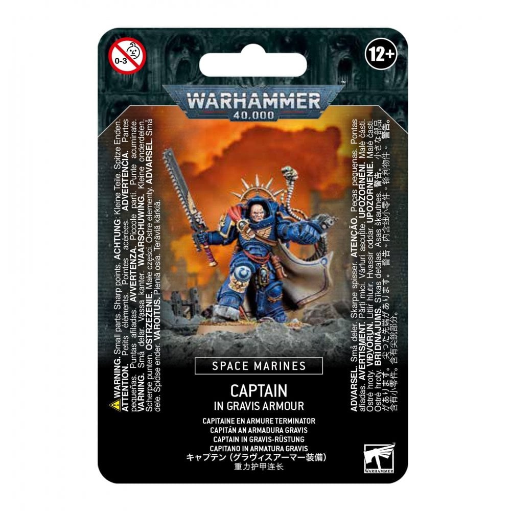 Space Marines Captain In Gravis Armour - Beanie Games