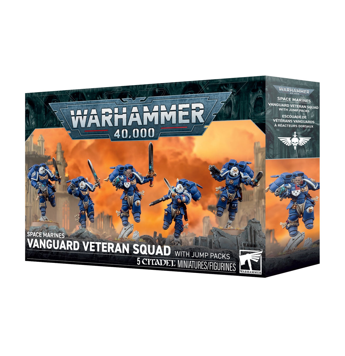 Space Marines: Vanguard Veteran Squad With Jump Packs - Beanie Games