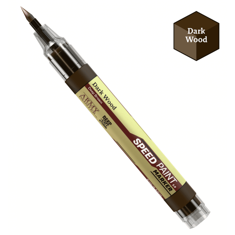 Speed Paint Marker - Dark Wood - Beanie Games