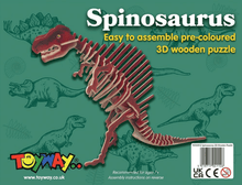 Spinosaurus 3D Wooden Puzzle - Beanie Games