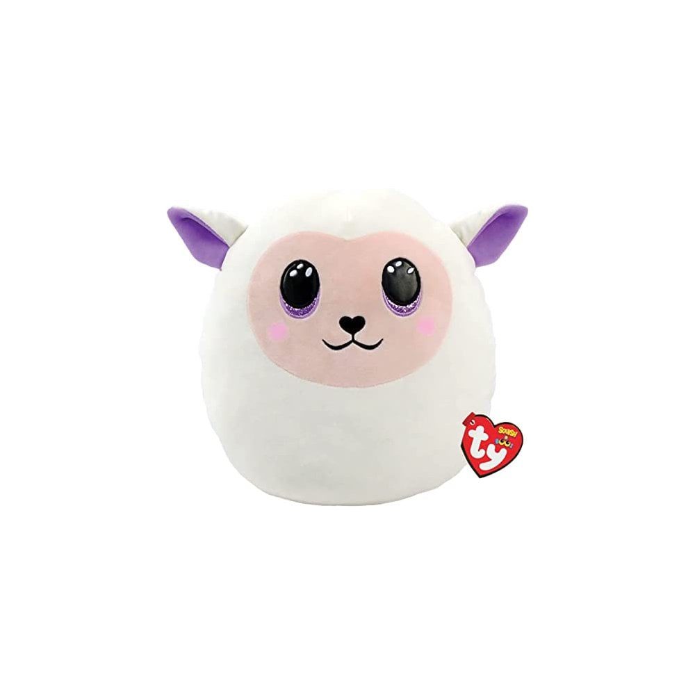 Squish A Boo: Fluffy Lamb (Large) - Beanie Games