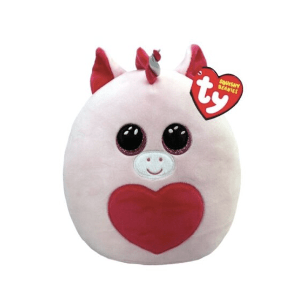 Squish A Boo: Francy Unicorn Valentines 2023 (Medium) - Beanie Games