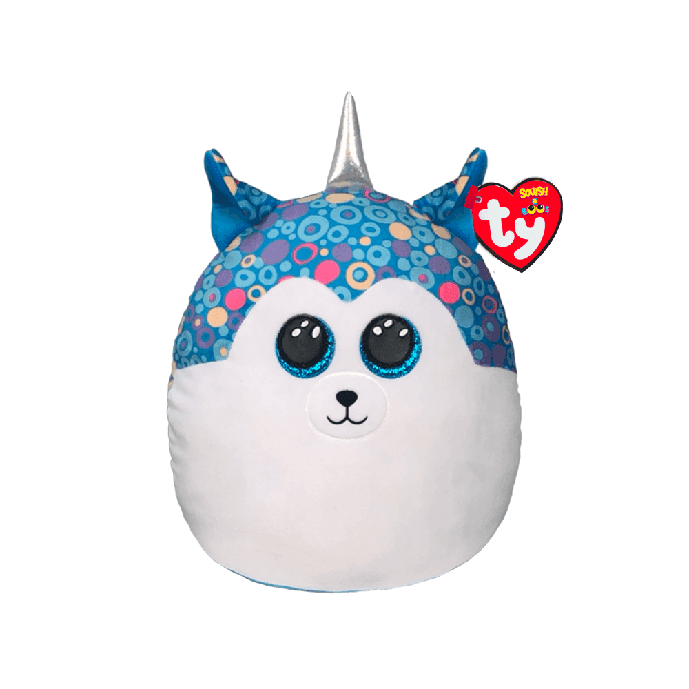 Squish A Boo: Helena Husky Large (Blue) - Beanie Games
