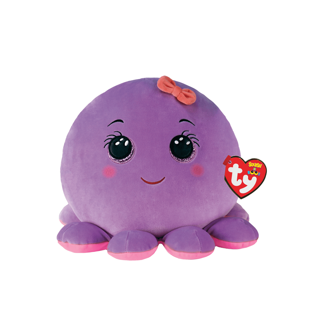 Squish A Boo: Octavia Octopus (Large) - Beanie Games