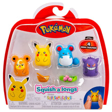 Squishalongs - Pokemon 4 Pack (Style 2) W1 - Beanie Games