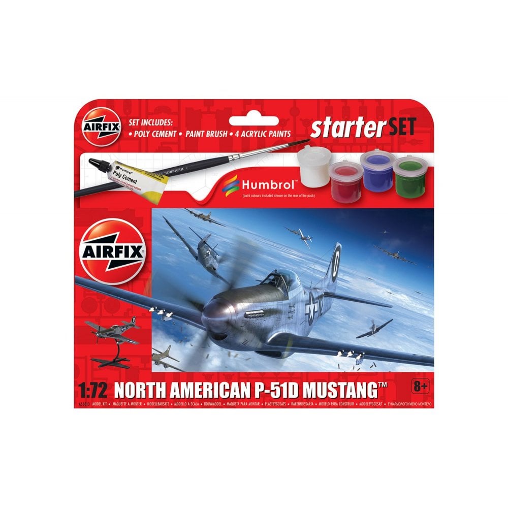 Starter Set - North American P - 51D Mustang - Beanie Games