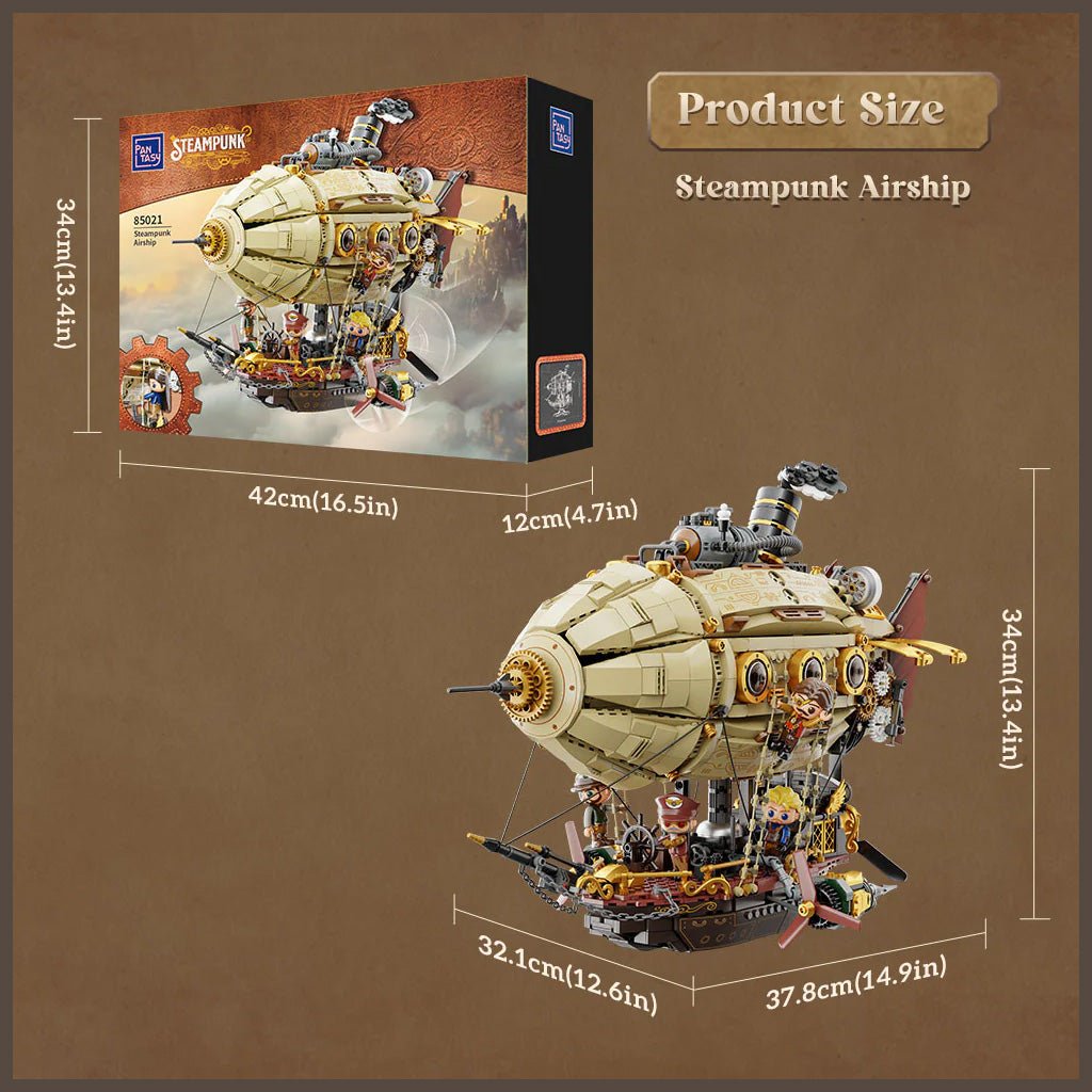 Steampunk Airship - 1949 pcs - Beanie Games